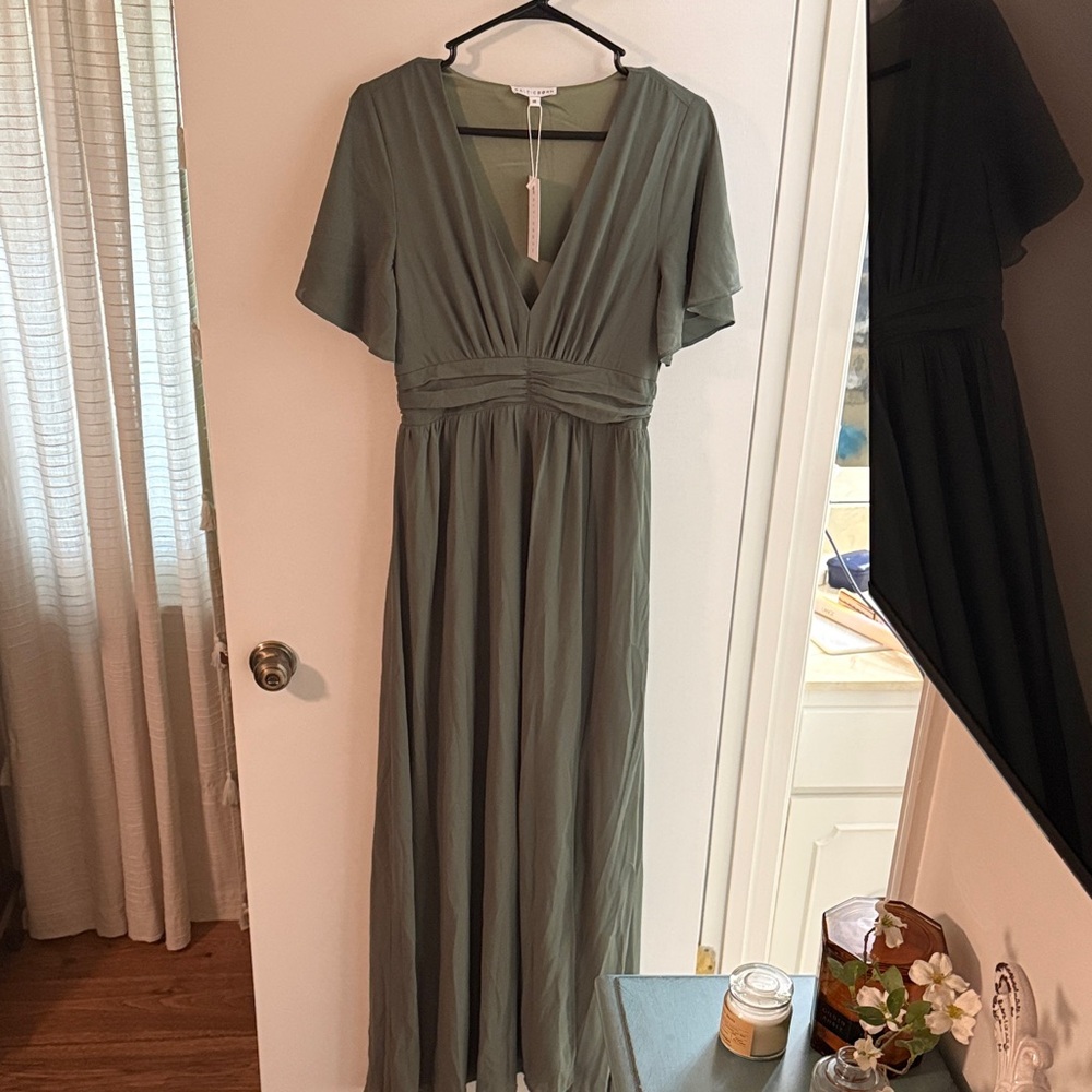 Baltic Born Ramona Olive Maxi Dress